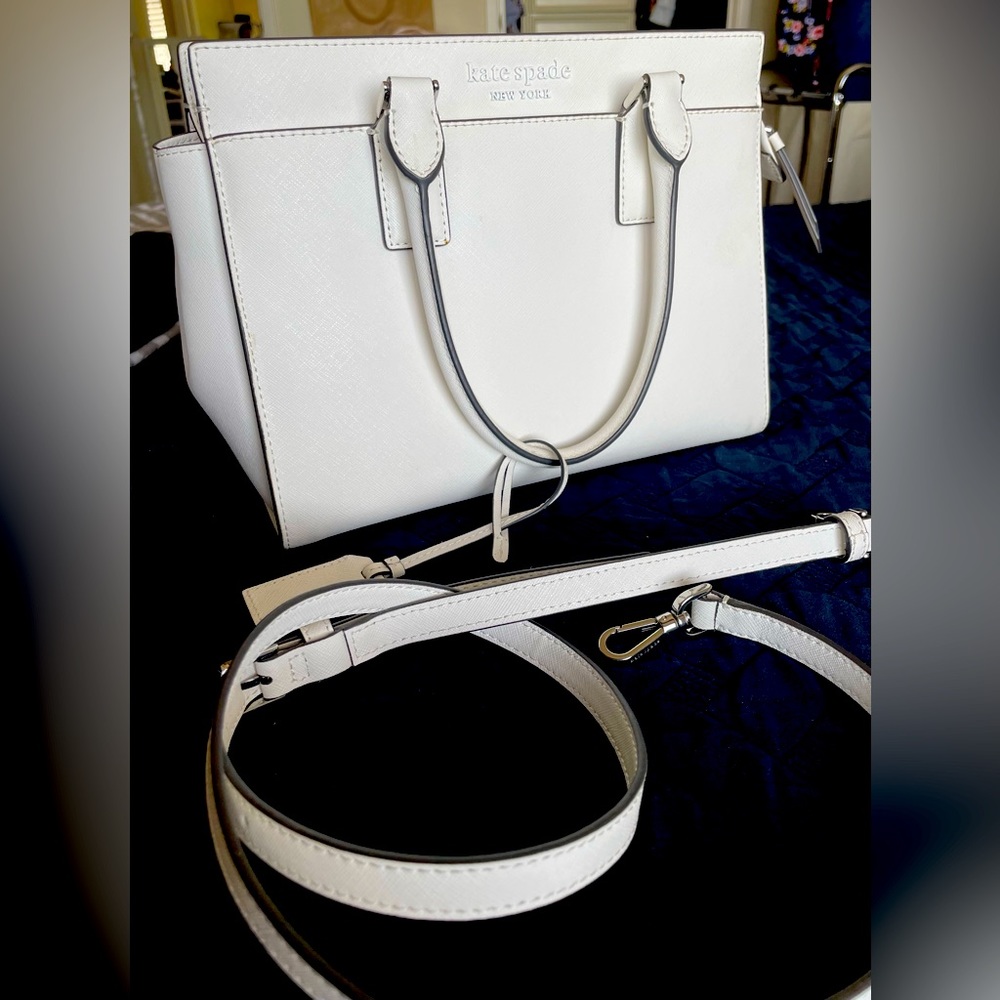 Kate Spade Cameron Medium Satchel- White